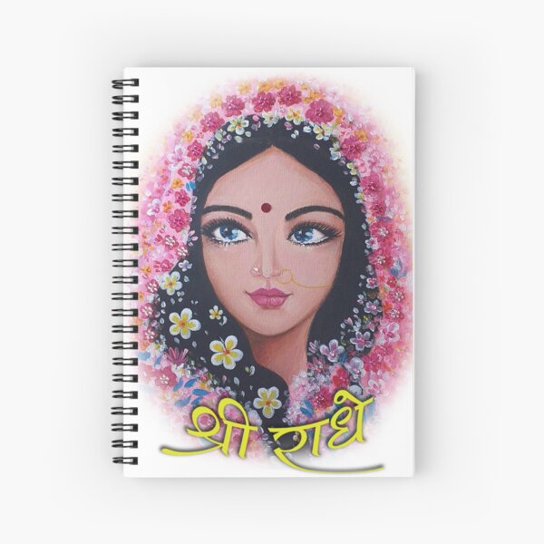 Radha Spiral Notebooks For Sale | Redbubble