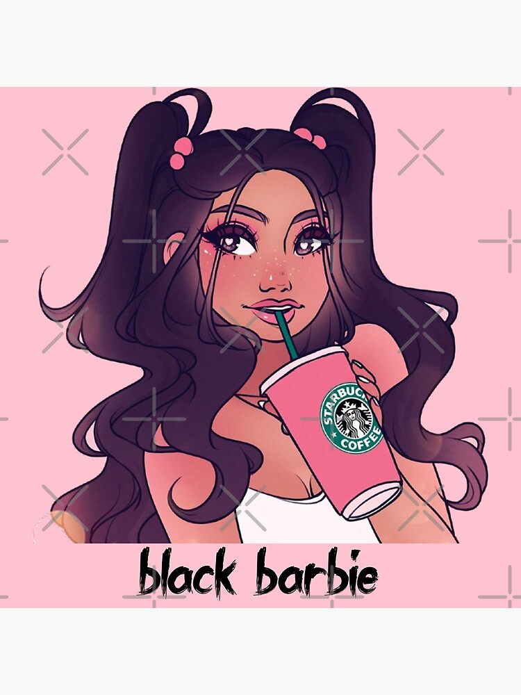 black barbie cartoon