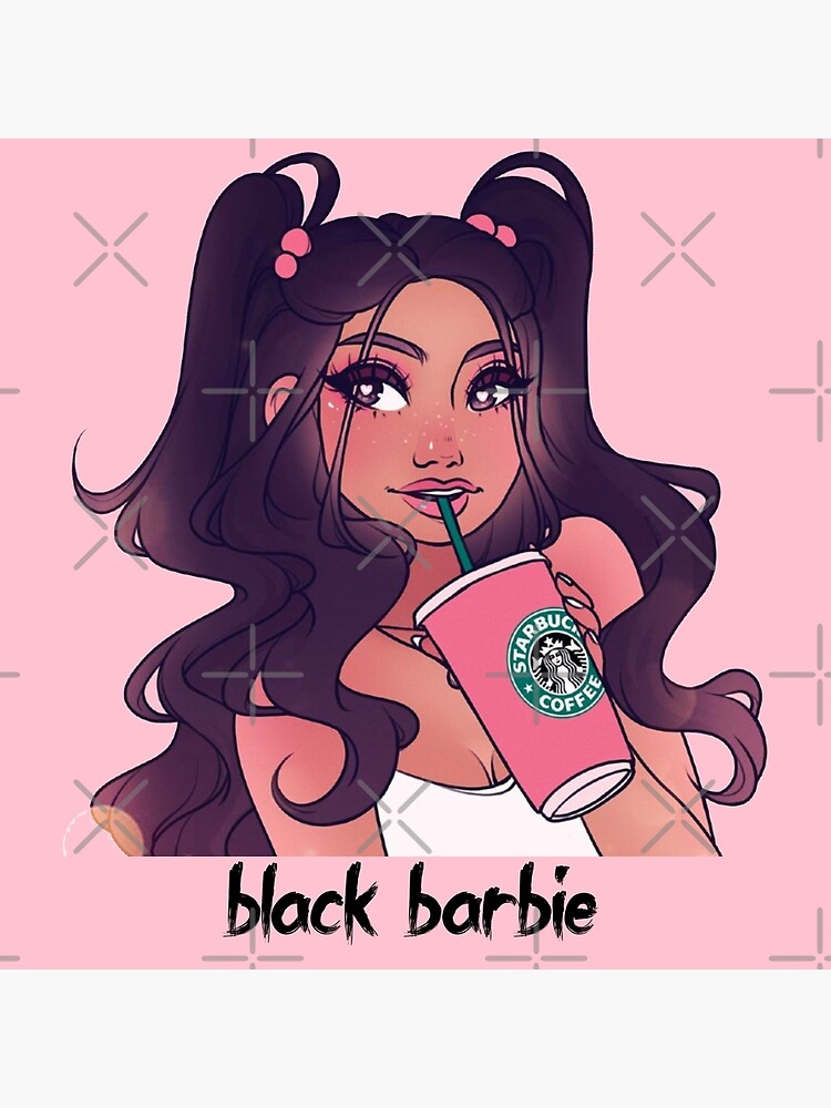 black cartoon barbie