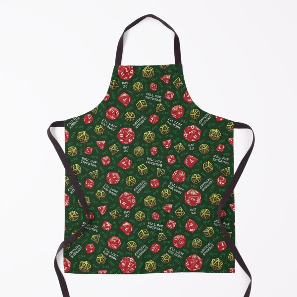 Item preview, Game Dice Pattern - Red Green Christmas designed and sold by Jared Hart.