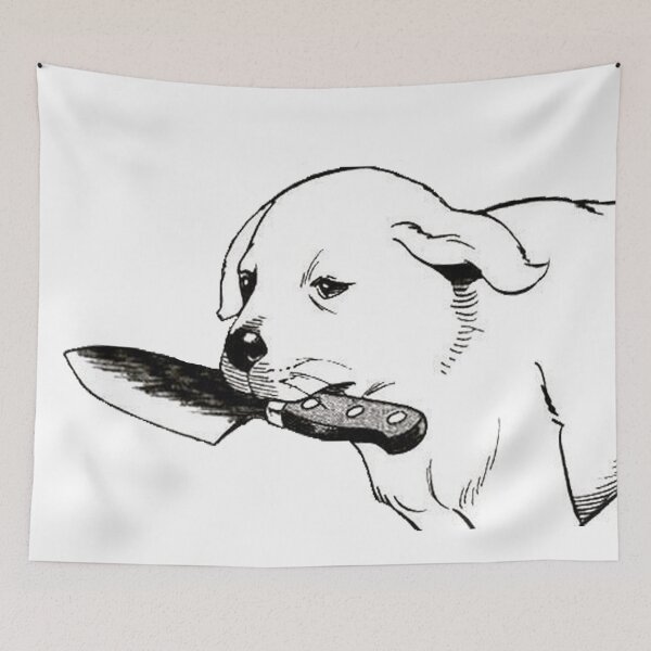 Item preview, Dog With Knife  designed and sold by SHARMO.