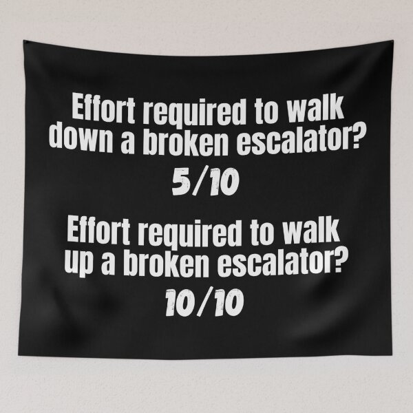 Item preview, The Broken Escalator Dichotomy designed and sold by mind-illusions.
