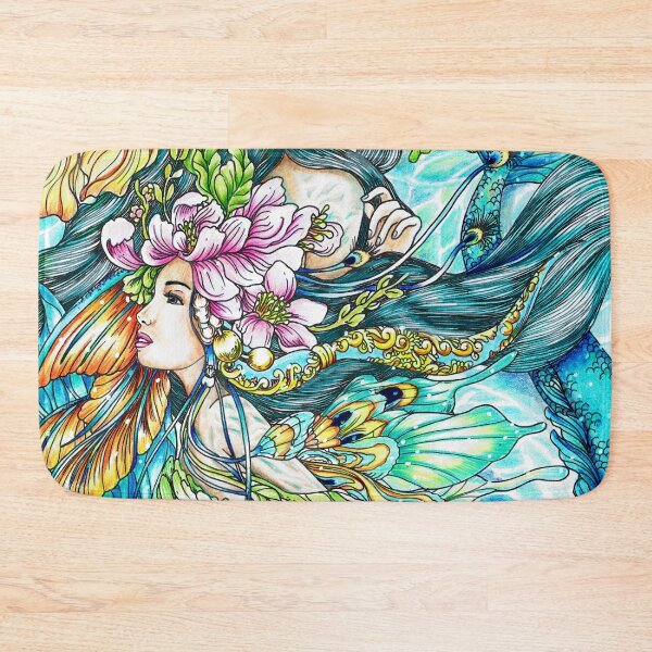 Item preview, Sirena Blue Twin Mermaids Promo designed and sold by Phoenix Amulet.