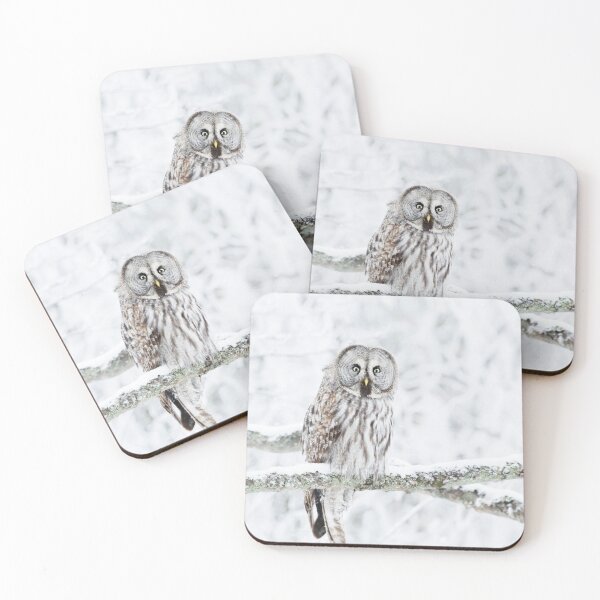 Item preview, Portrait of a Great Grey Owl designed and sold by dgwildlife.