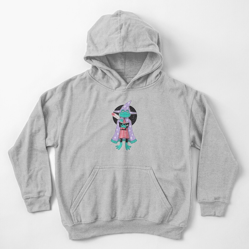 Wizard Frog Kids Pullover Hoodie