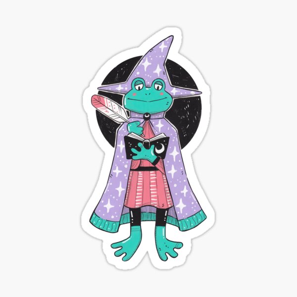 Item preview, Grenouille sorcière designed and sold by kattvalk.