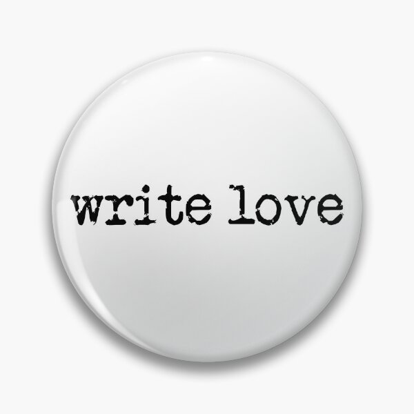 Item preview, write love in black designed and sold by TeaRoseWriter.