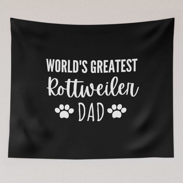 Item preview, World's Greatest Rottweiler Dad Funny Dog Lover Gift designed and sold by saadtraibiz.