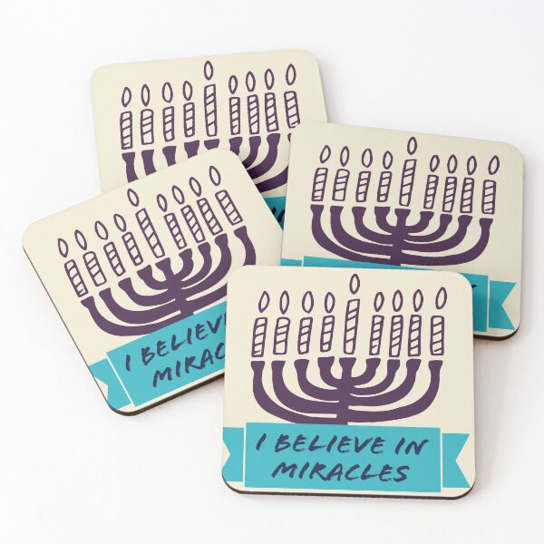 Item preview, I believe in miracles - Hanukkah designed and sold by flickertoaflame.