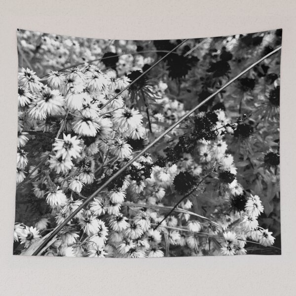 Item preview, Dry black & white winter flowers designed and sold by pumpqin.