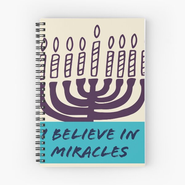 Item preview, I believe in miracles - Hanukkah designed and sold by flickertoaflame.