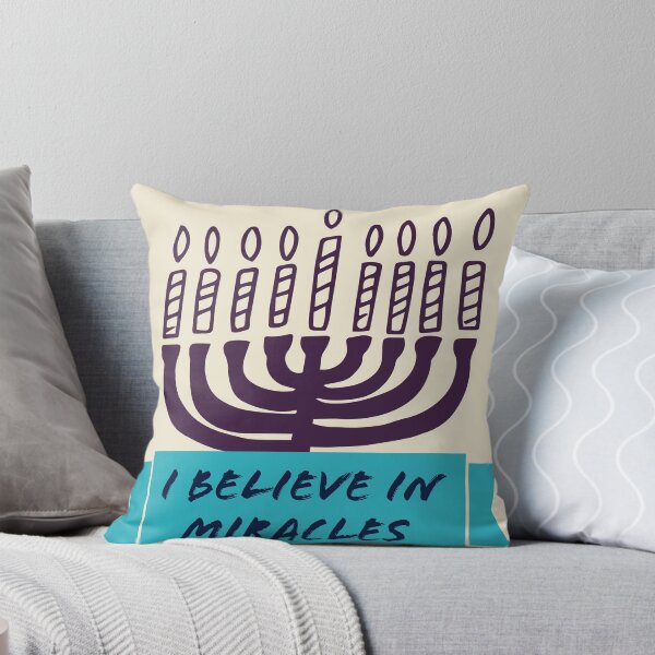 Item preview, I believe in miracles - Hanukkah designed and sold by flickertoaflame.