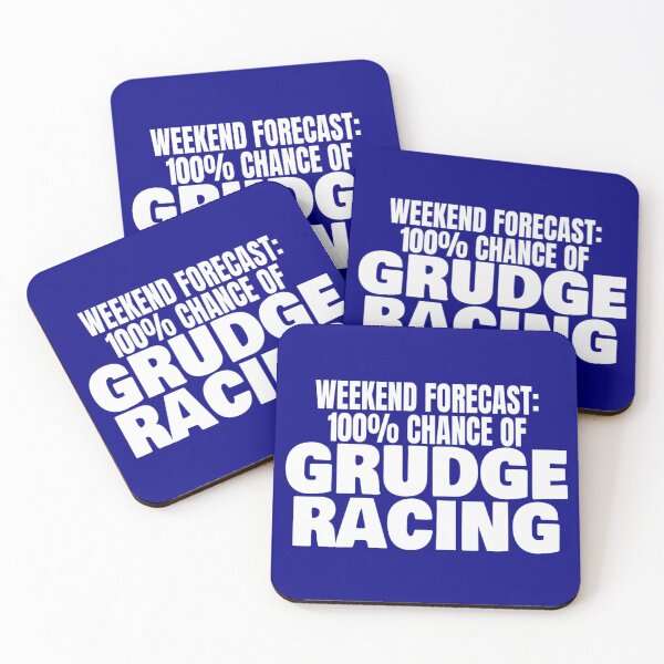 Item preview, Weekend Forecast 100% Chance Of Grudge Racing T Shirt Merch designed and sold by PRINTS2HOT.