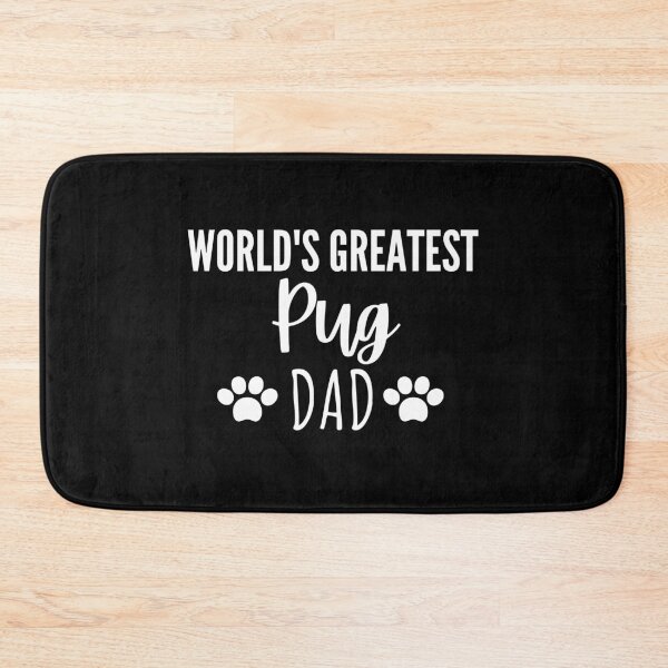 Item preview, World's Greatest Pug Dad Funny Dog Lover Gift designed and sold by saadtraibiz.
