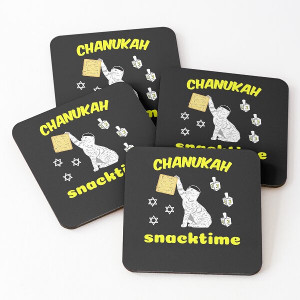 Item preview, Chanukah Snacktime-Gracioso gato judío designed and sold by SharpThreadZ.