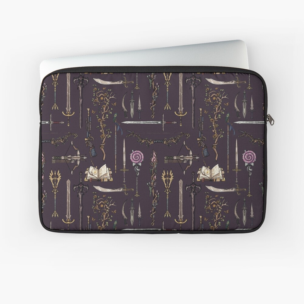 Fantasy weapons - colourful Laptop Sleeve