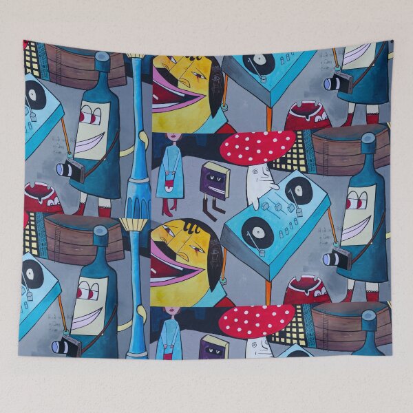 Item preview, Berlin Wall Graffiti Art designed and sold by portokalis.