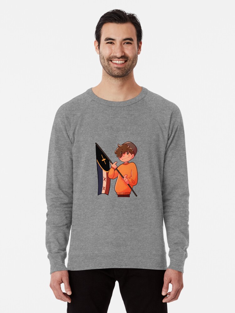 Wilbur Soot L Manburg Fanart Lightweight Sweatshirt By Kaybledesigns Redbubble Check out our lmanburg selection for the very best in unique or custom flag custom any size l manberg lmanberg flying banner 100d polyester decoration grommets l'manburg lmanburg l manburg tapestry. redbubble