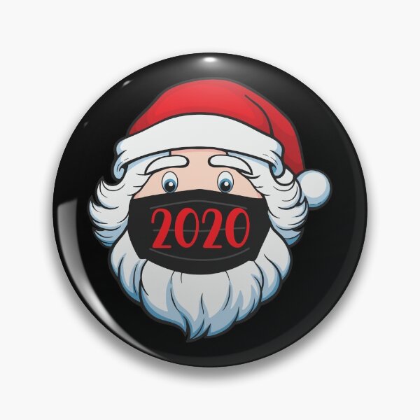 Artikelvorschau, Weihnachtsmann mit Gesichtsmaske | Weihnachten 2020 entworfen und verkauft von SerendipityNow.
