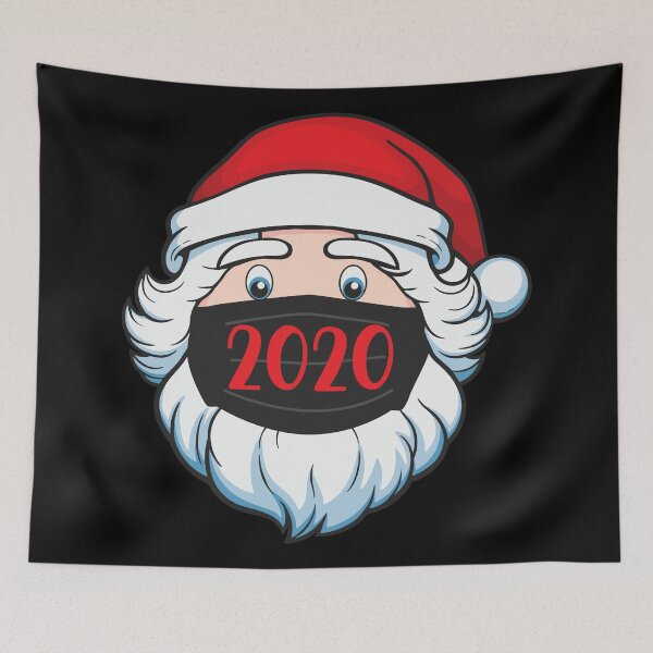 Item preview, Santa Claus In Face Mask | Christmas 2020 designed and sold by SerendipityNow.