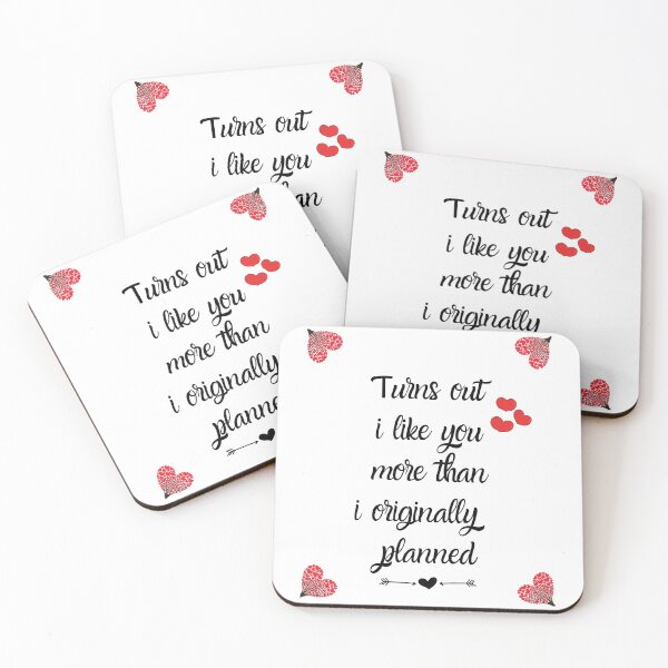 Item preview, I LIKE YOU MORE THAN ORIGINALLY PLANNED  designed and sold by MoMasry.
