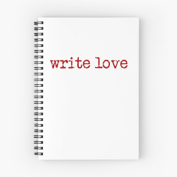 Item preview, write love in red designed and sold by TeaRoseWriter.