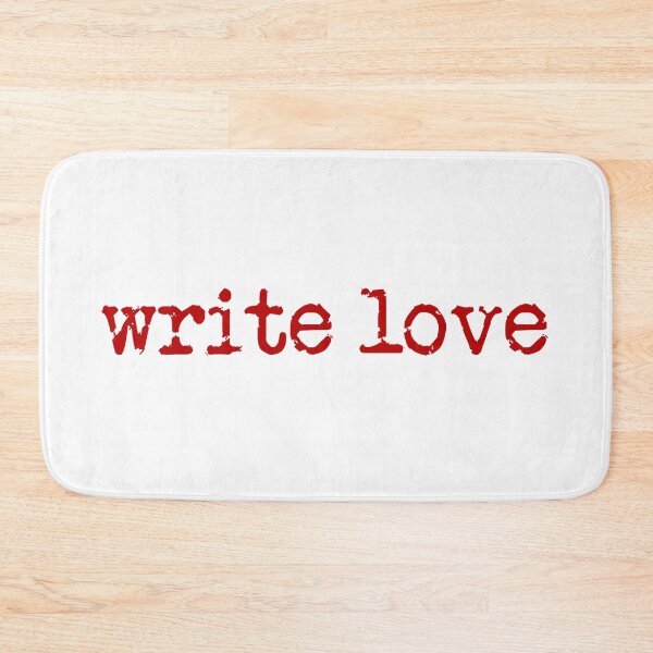 Item preview, write love in red designed and sold by TeaRoseWriter.