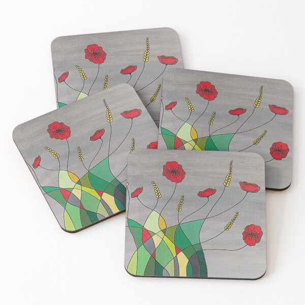 Item preview, Flower Fusion Poppies designed and sold by Gillian Cross.
