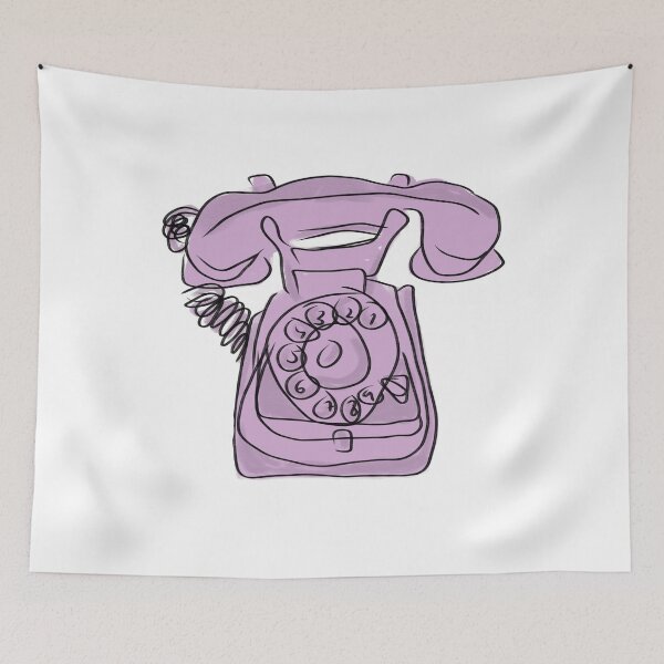 Item preview, Pastel old telephone designed and sold by crikz.