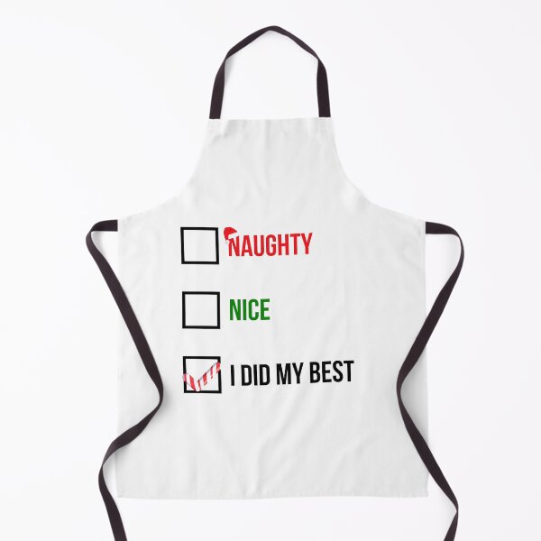Item preview, Nice Naughty I Did My Best Funny Christmas Gift designed and sold by GoldenDov.