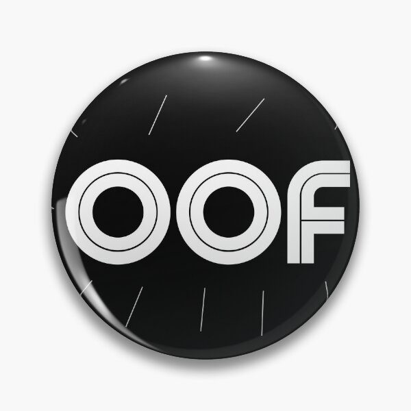 Oof Roblox Sound Pins And Buttons Redbubble - weird written roblox quotes