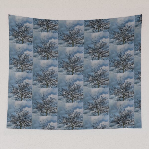 Item preview, one tree and clouds designed and sold by Joy  Rector.