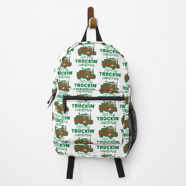 Item preview, Merry Truckin Christmas Green Red Festive Gift For Trucker Truck Driver designed and sold by Sunny Collections.