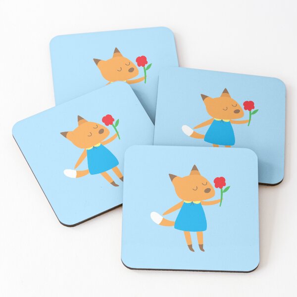Item preview, Foxy fox smelling a rose designed and sold by jazzydevil.