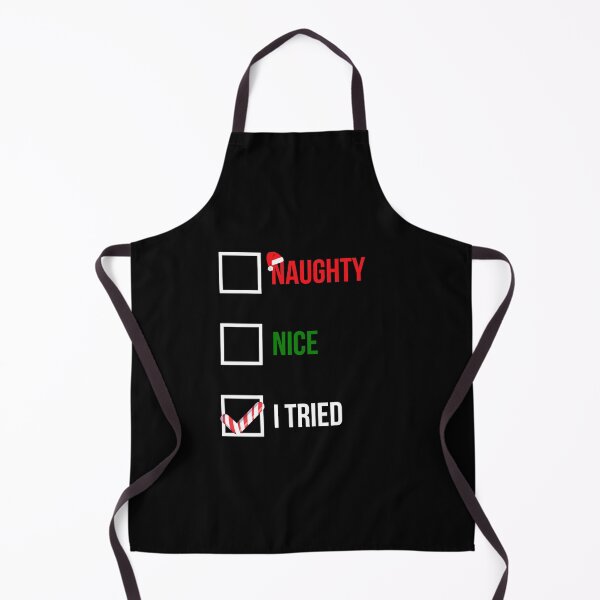 Item preview, Nice Naughty I Tried Funny Christmas Gift designed and sold by GoldenDov.