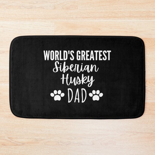 Item preview, World's Greatest Siberian Husky Dad Funny Dog Lover Gift designed and sold by saadtraibiz.