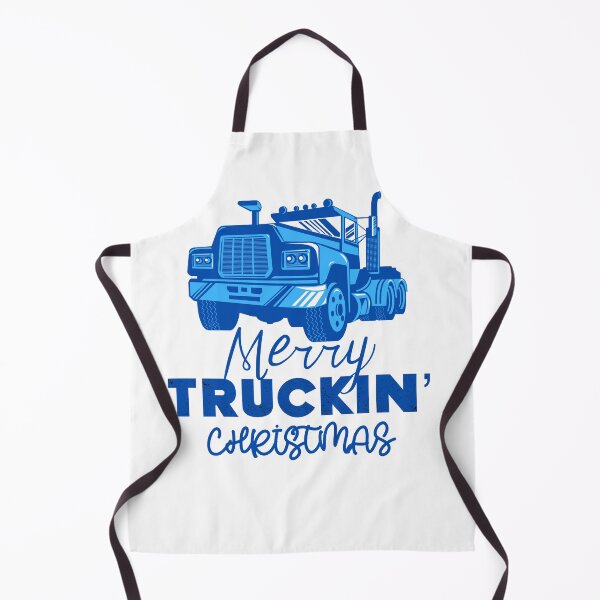 Item preview, Merry Truckin Christmas Dark Blue Festive Gift For Trucker Truck Driver designed and sold by Sunny Collections.