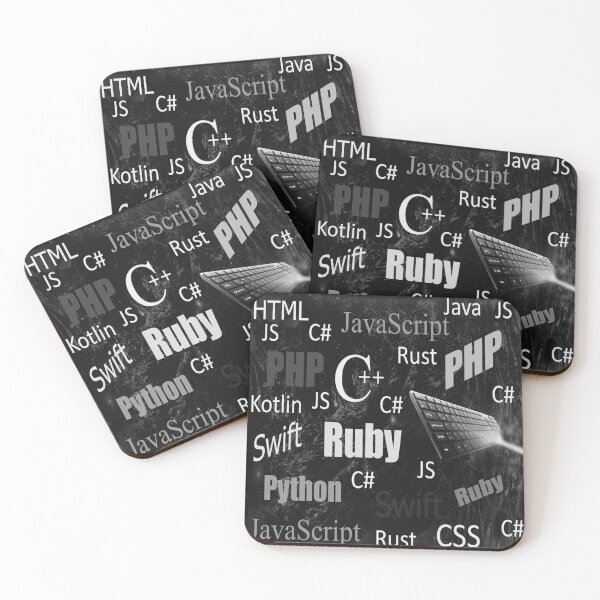 Item preview, Programming languages black and white designed and sold by ivanoel.