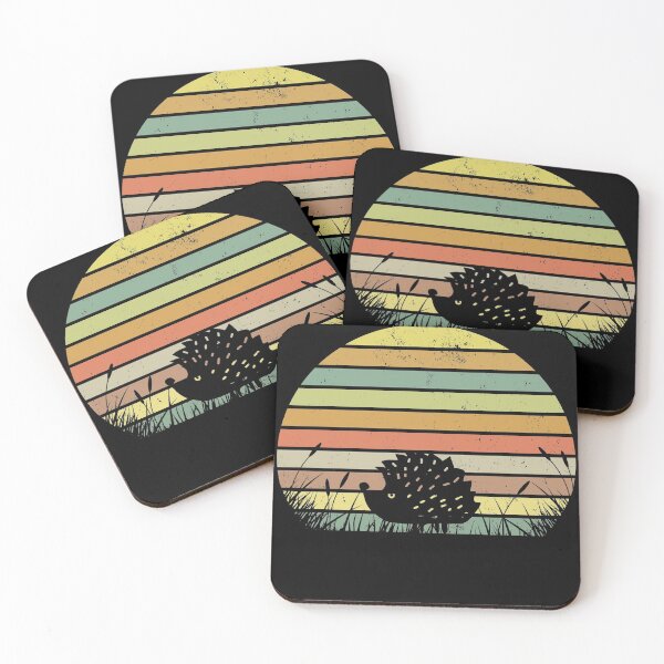 Artikelvorschau, Retro Igel - Vintage Distressed Hedgehog Design entworfen und verkauft von Printedpath.