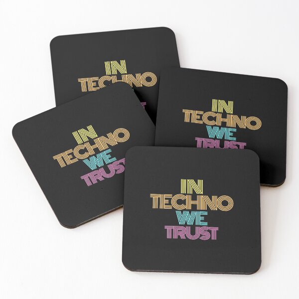 Item preview, In Techno We Trust Techno Lover designed and sold by happinestSHOP.