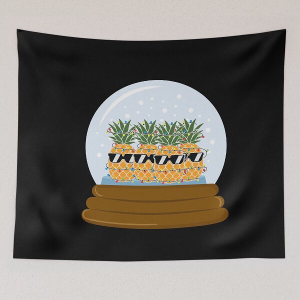 Item preview, Pineapples In Sunglasses Tangled Christmas Lights Snowglobe | Christmas 2020 designed and sold by SerendipityNow.