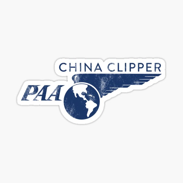 Item preview, Pan Am China Clipper Logo (distressed) designed and sold by Pan American World Airways, Inc..