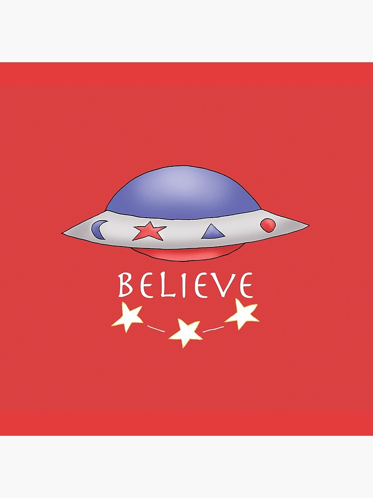 Thumbnail 5 of 5, Acrylic Block, UFO Red designed and sold by MarylandMUFON.