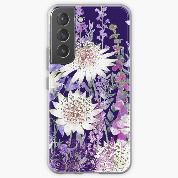 Flower Garden - Astrantia, Campanula, Foxgloves & Alliums Samsung Galaxy Soft Case