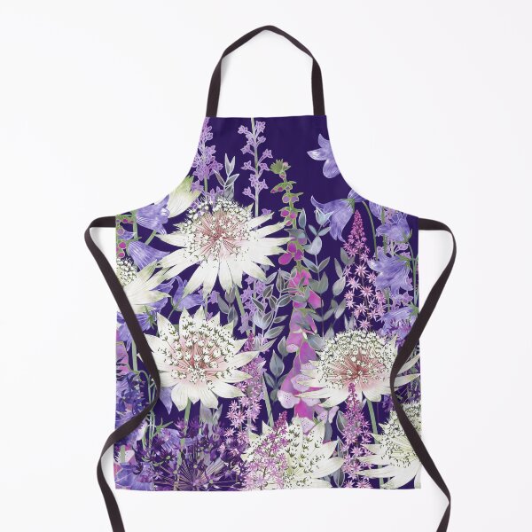 Flower Garden - Astrantia, Campanula, Foxgloves & Alliums Apron