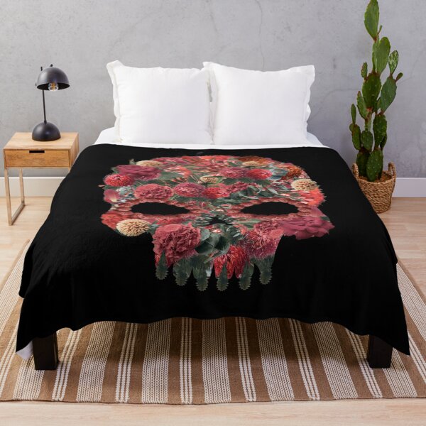 Item preview, Floral Skull designed and sold by ThePortShop.