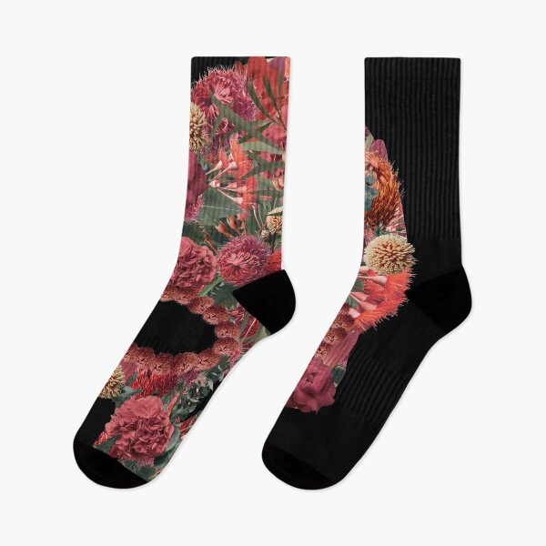 Item preview, Floral Skull designed and sold by ThePortShop.