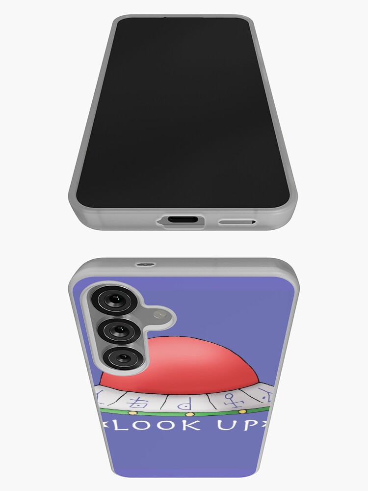 Thumbnail 3 of 4, Samsung Galaxy Phone Case, UFO Blue designed and sold by MarylandMUFON.
