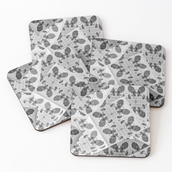 Item preview, Math patchwork black and white designed and sold by ivanoel.