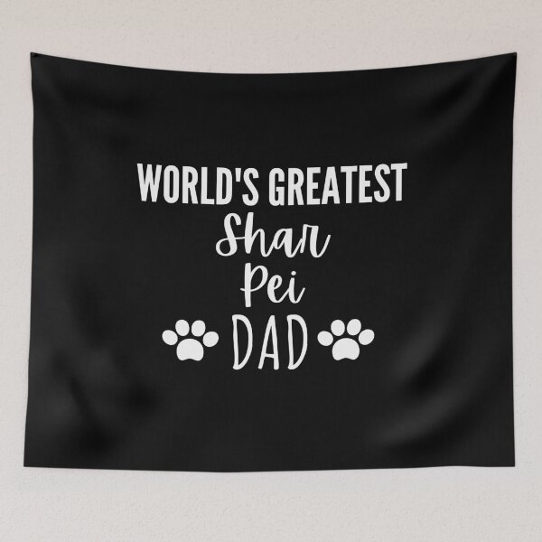 Item preview, World's Greatest Shar Pei Dad Funny Dog Lover Gift designed and sold by saadtraibiz.
